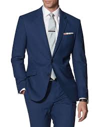 T M Lewin Hamilton Blue Slim Fit Infinity Jacket