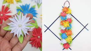 Maybe you would like to learn more about one of these? How To Make Diy Easy Paper Flowers Wall Hanging Beautiful Wall Decor Ideas Handmade Wall Craft Paper Flowers Diy Easy Easy Diy Crafts Diy Wall Hanging Crafts