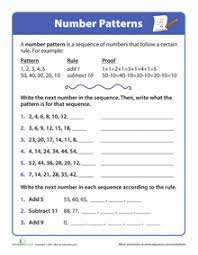 Follow The Rules Number Patterns Number Patterns Worksheets Pattern Worksheet Math Patterns