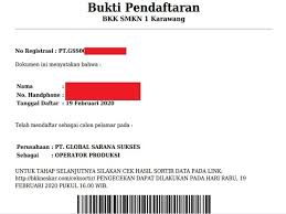 N nama bkk o 1 smkn 3 tasikmalaya 2 smk mjps 1 3. Cara Daftar Online Bkk Smkn 1 Karawang 2021