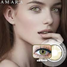 AMARA lensa kontak DANUBE kontak mata tahunan, warna kosmetik untuk mata  murid lensa kontak multiwarna
