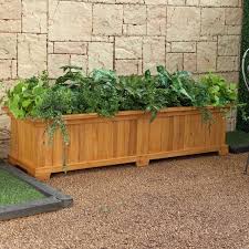 Have To Have It Coral Coast Rectangular Cedar Wood Aster Patio Planter Box 139 99 Haynee Large Outdoor Planters Wooden Garden Planters Patio Planter Boxes