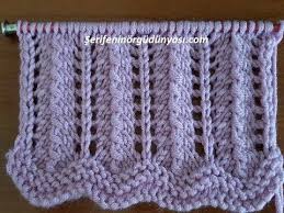 Lastik Olabilen Ajurlu Orgu Modeli Youtube Knit Stitch Patterns Knitting Tutorial Lace Knitting Stitches