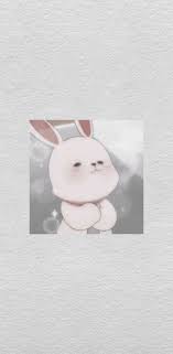 White Cute Aesthetic Cartoon Bunny Wallpaper For Iphone And Android Bunny Wallpaper Cute Anime Wallpaper Rabbit Wallpaper