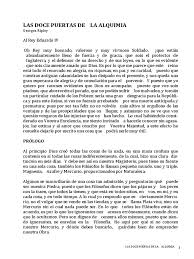 El juego de ripley ( españa ). Las 12 Puertas De La Alquimia Georges Ripley Docx Incendios Alquimia