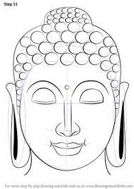 Learn How To Draw Buddha Face Buddhism Step By Step Drawing Tutorials Buddha Art Drawing Buddha Art Painting Buddha Drawing