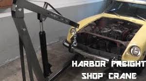 Quality tools & low prices. Harbor Freight Foldable Shop Crane Assembly Bleeding Youtube