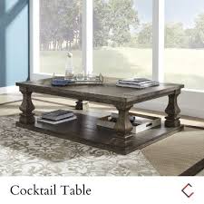 Gray Rectangular Cocktail Table In 2020 Coffee Table Furniture Ashley Furniture