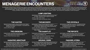 Menagerie Encounter Guide Destinythegame