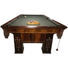Rare 1918 Brunswick Balke Collender Arts And Crafts Pool Table Rosewood In 2020 Pool Table Table Games Arts And Crafts