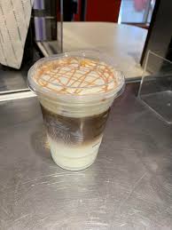 Most of those calories come from fat (33%) and carbohydrates (54%). Iced Caramel Macchiato With Sweet Cream Cold Foam Thoughts Starbucks