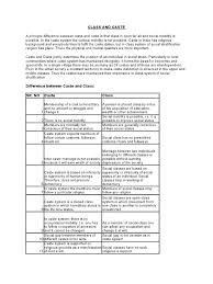 Difference Between Class And Caste Pdf Caste Social Status