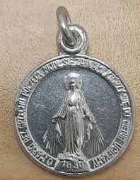 Virgin Mary O Marlo bez zmazy poczeta modl sie za nami. Sw Michale Medal  Polish | eBay