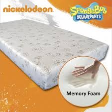American bedding 10 inch plush pillow top hybrid mattress, twin. Spongebob Squarepants Memory Foam Mattress Twin Sam S Club