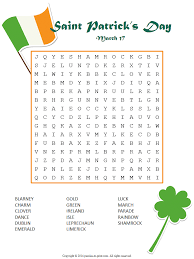 Patrick's day, everyone is this nationality. Free Printable Saint Patrick S Day Word Search St Patrick S Day Words St Patricks Day Word Search St Patrick S Day Story