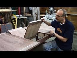 Butterfly Leaf Dining Table 9 Designing And Installing The Butterfly Leaf Youtube Diy Dining Room Table Butterfly Dining Table Diy Farmhouse Table