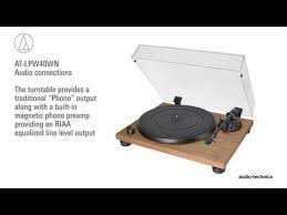 At Lpw40wn Setup Fully Manual Belt Drive Turntable Youtube