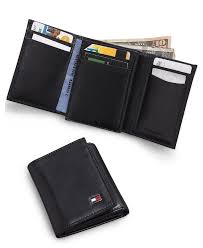Original Tommy Hilfiger Oxford Slim Trifold Wallet Man Tommyhilfiger Bifold Leather Wallet Mens Slim Wallet Men Wallet Men
