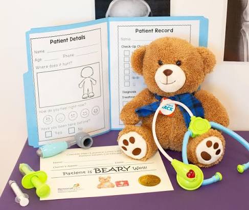 At the annual McLane Children's Teddy Bear Clinic, patients had a chance to  participate in a unique learning experience about healthcare. Participants  took on the roles of healthcare professionals, conducting exams, tests,