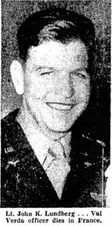 2Lt John Keith “Jack” Lundberg (1918-1944)
