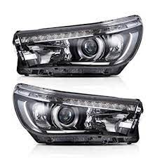 トヨタ ハイラックス gun125 レボ 用 ヘッドライト ヘッドランプ 左右セット新品 15 up led for toyota revo vigo hilux 15 up led head lights lamp vland 車パーツ 車ライト ヘッドライト トヨタ ヘッドランプ 車 ライト 車 パーツ