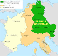 Francia is a de jure empire consisting of 4 kingdom titles, 18 duchy titles and 71 county titles. File Francia Orientalis Es Svg Wikimedia Commons