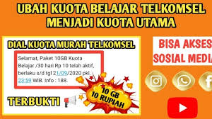 We did not find results for: Cara Mengubah Kuota Belajar Telkomsel Menjadi Kuota Utama Mudah Area Tekno