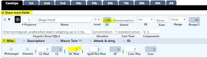 To change the spacing before or after each of the paragraphs in the text you selected, click the arrow next to before or after and enter the amount of space that you want. Community Forums Pathfinder Sheet Spell Dc Question Roll20 Online Virtual Tabletop
