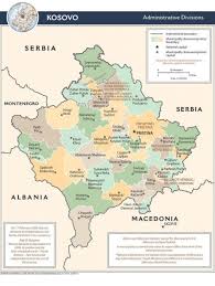 Kosovo politische karte lizenzfreies bild #14837099 landkarte kosovo (ethnien im kosovo) : Lais Puzzle Landkarte Kosovo Verwaltung 500 Teile