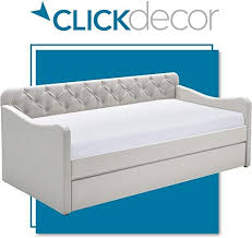 Find quick results from multiple sources. Click Decor Carmina Upholstered Daybed Sofa With Roll Out Trundle Guest Bed Twin Size Frame Diamond Tufted Backrest Upholstered Daybed Daybed Sofa Guest Bed