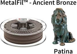 In marine settings, bronze is a popular material because it is highly resistant to corrosion. Formfutura Metalfil Ancient Bronze 3djake Deutschland