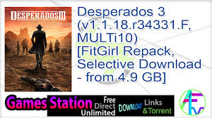 Play smart if you want to succeed. Desperados 3 V1 1 18 R34331 F Multi10 Fitgirl Repack Selective Download From 4 9 Gb Application Full Version