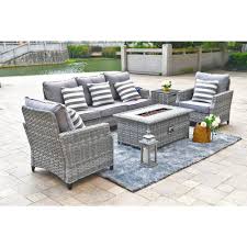 This assures you of durability and fulfilling services. Direct Wicker Maxwell 5 Piece All Weather Wicker Patio Conversation Set With Gas Fire Outdoor Patio Furniture Sets Patio Furniture Sets Conversation Set Patio