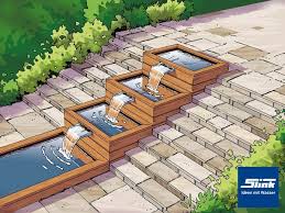Wasserfall im garten selber bauen 99 ideen wie sie die harmonie der natur geniessen dekowohnung wohnungkuche g wasserfall garten brunnen design wasserwand. Edelstahl Uberlauf Element Fabricius 60 Slink Ideen Mit Wasser