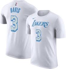 The former player was this year's pick to design the city edition jersey. Nike Men S 2020 21 City Edition Los Angeles Lakers Anthony Davis 3 Cotton T Shirt Dick S Sporting Goods