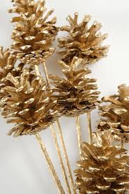Pine Cones Gold Leaf 17 Sticks Save 54 Christmas Decor Diy Christmas Decorations To Make Primitive Christmas Crafts