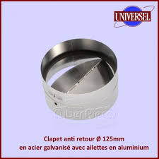 Clapet Anti Retour Diametre 125mm Pieces Hotte