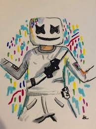 How to draw marshmello skin fortnite step by step tutorial. How To Draw Fortnite Characters Marshmallow