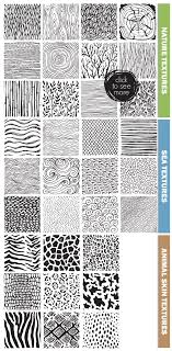 Big Abstract Textures Set Fancy Art Texture Drawing Zentangle Patterns