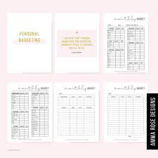 Personal Finance Planner Printable Budget Planner Debt Etsy Budget Planner Budget Planner Printable Finance Planner