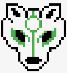 Among us, ma il pavimento è lava!! Green Lantern Wolf Wolf Pixel Art Minecraft Free Transparent Png Download Pngkey