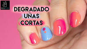 La verdad es que, independientemente de la longitud de tus uñas , hay una manera de mantenerlas vivas aqui te dejo mas de 100 diseños para que puedas decorarlas para cualquier. Diseno Efecto Degradado Para Unas Cortas Vilcis Youtube