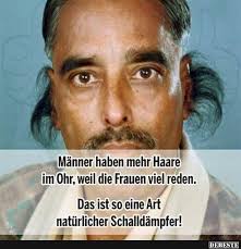 Manner Haben Mehr Haare Im Ohr Lustige Bilder Spruche Witze Echt Lustig