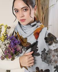 Blooming Muse Pure Pashmina Stole