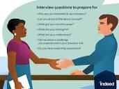 Top 20 Interview Questions (With Sample Answers) | Indeed.com