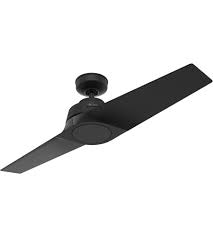 The webster ceiling fan with led light features our exclusive surespeed&#174; Hunter Fan 50025 Thaden 52 Inch Matte Black Ceiling Fan