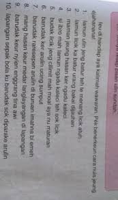 Jawaban Bahasa Sunda Kelas 7 Halaman 29 Brainly Co Id