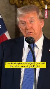 ABD'nin seçilmiş başkanı Donald Trump: 📌Cumhurbaşkanı Erdoğan çok zeki,  çok güçlü. 📌Erdoğan çok güçlü bir ordu kurdu. 📌Suriye'de ne olacağının  anahtarı Türkiye'de. 📌Erdoğan çok iyi anlaştığım biri.