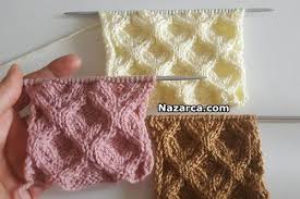 Orgu Golgeli Baklava Motif Tarifi Nazarca Com Orgu Motifleri Orgu Dikis Ornegi