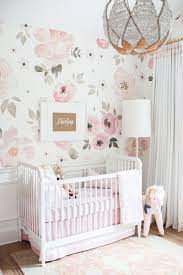 Jolie Wallpaper Mural In 2021 Girl Nursery Room Baby Girl Nursery Room Baby Room Decor